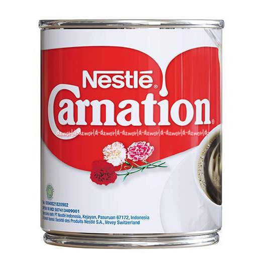 Nilai kandungan gizi Nestle Carnation (kental manis)