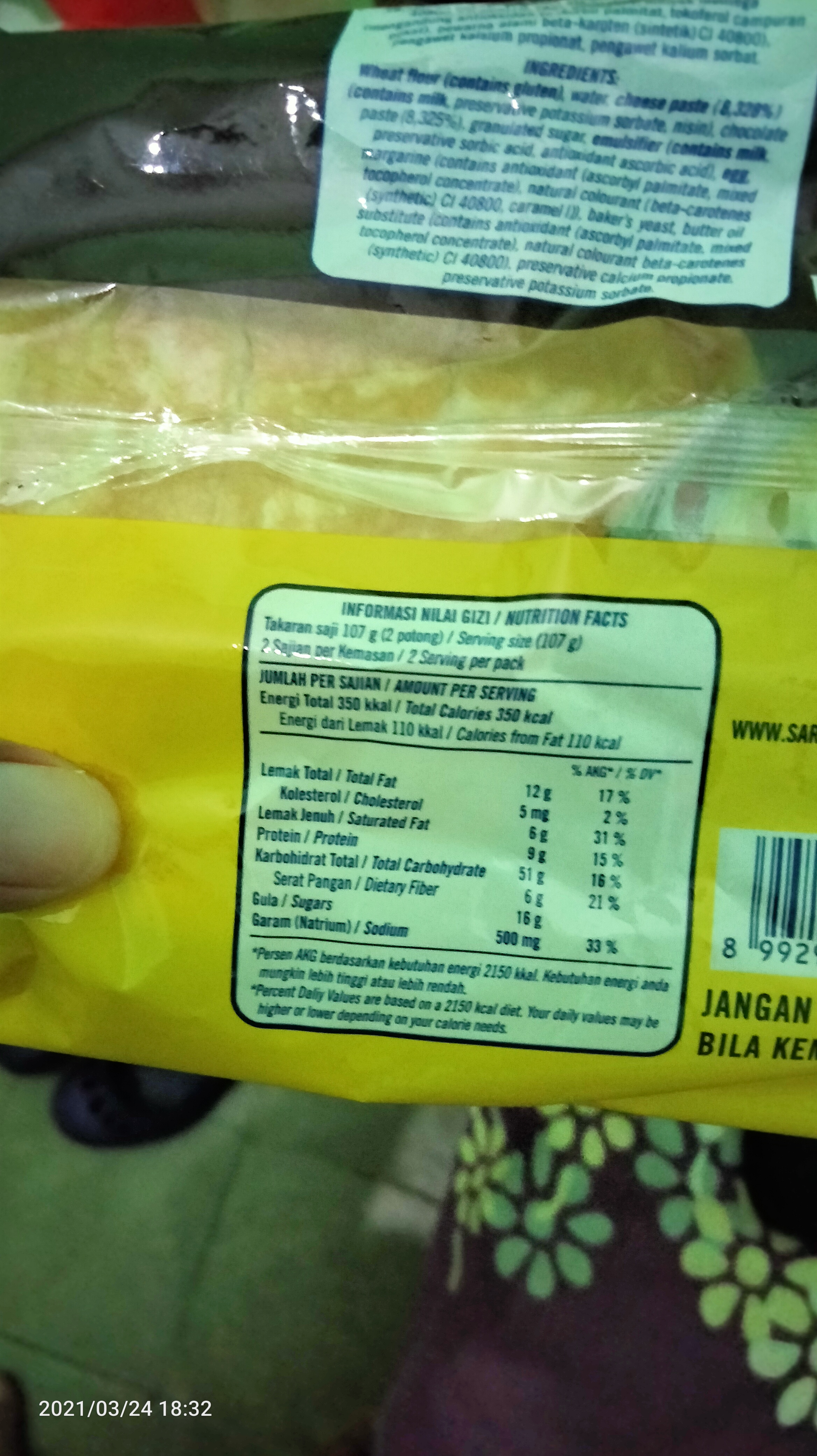 Image produk Roti Sobek Cokelat Keju Sari Roti