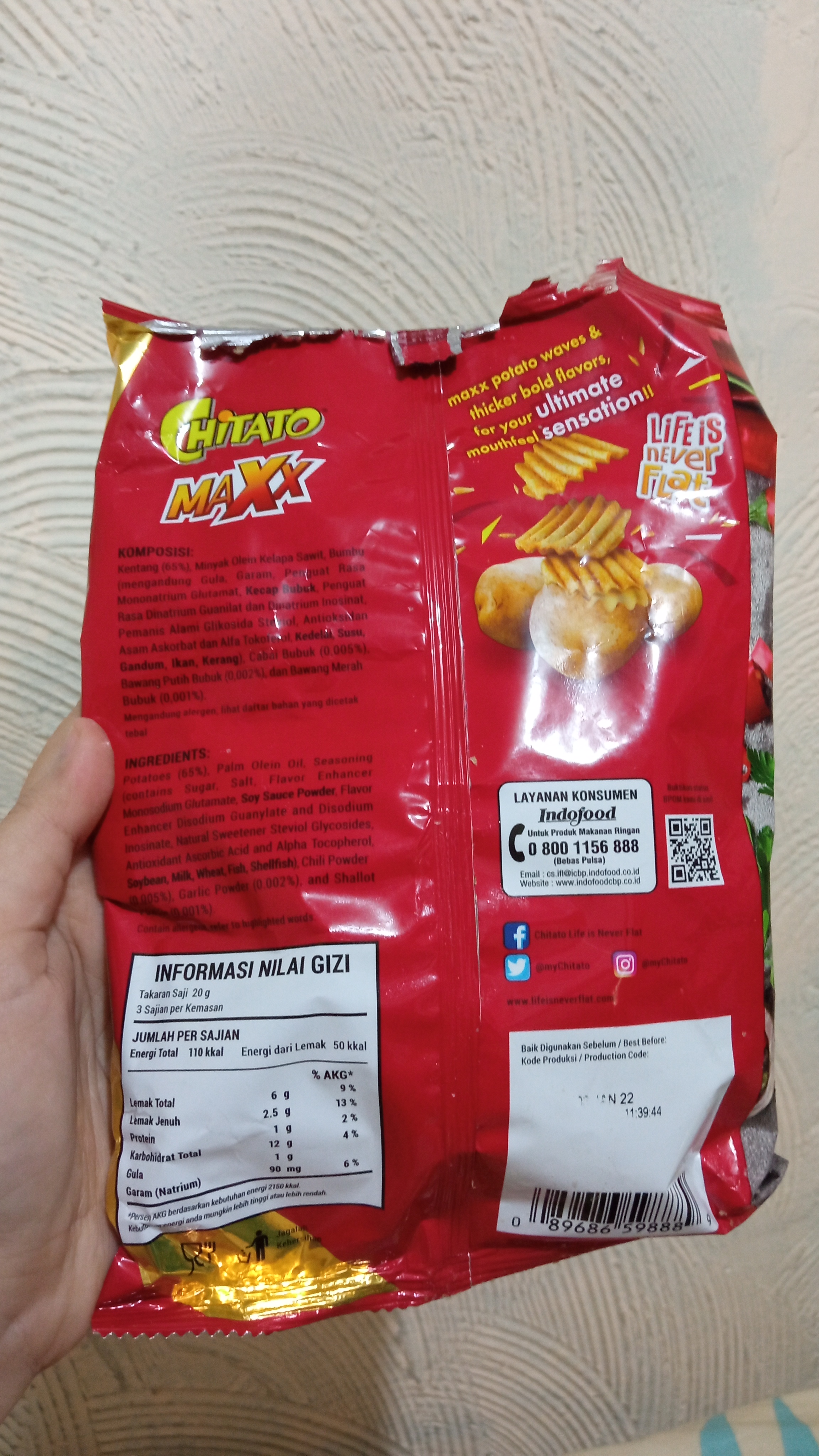Image produk Chitato Maxx Spicy Mexican Chili Flavor