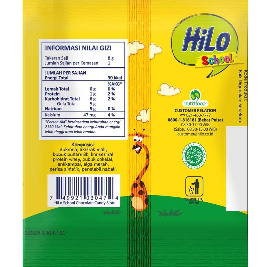 Image produk Hilo School Chocolate Candy