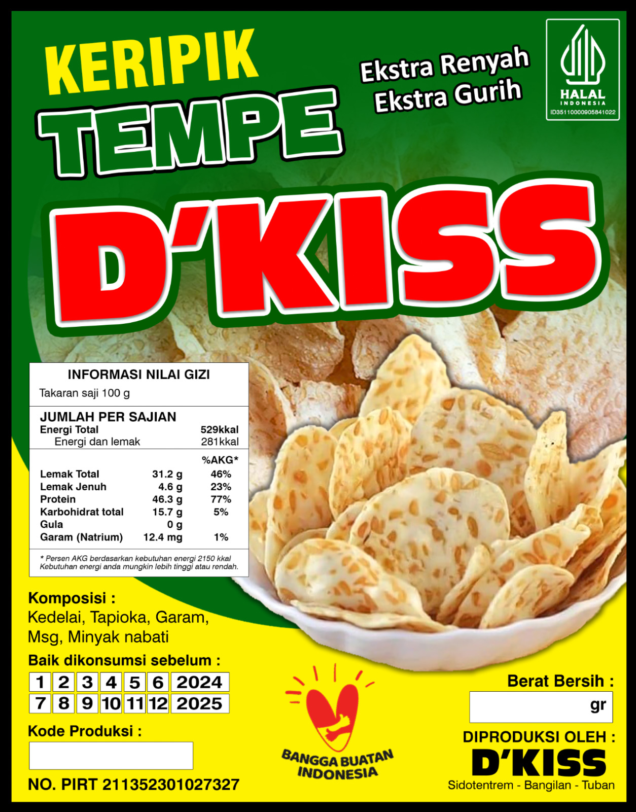 Image produk Keripik tempe