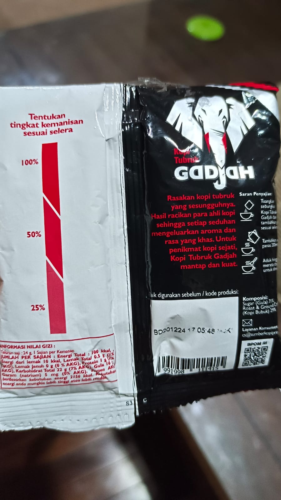 Image produk Kopi Tubruk Gadjah Sachet