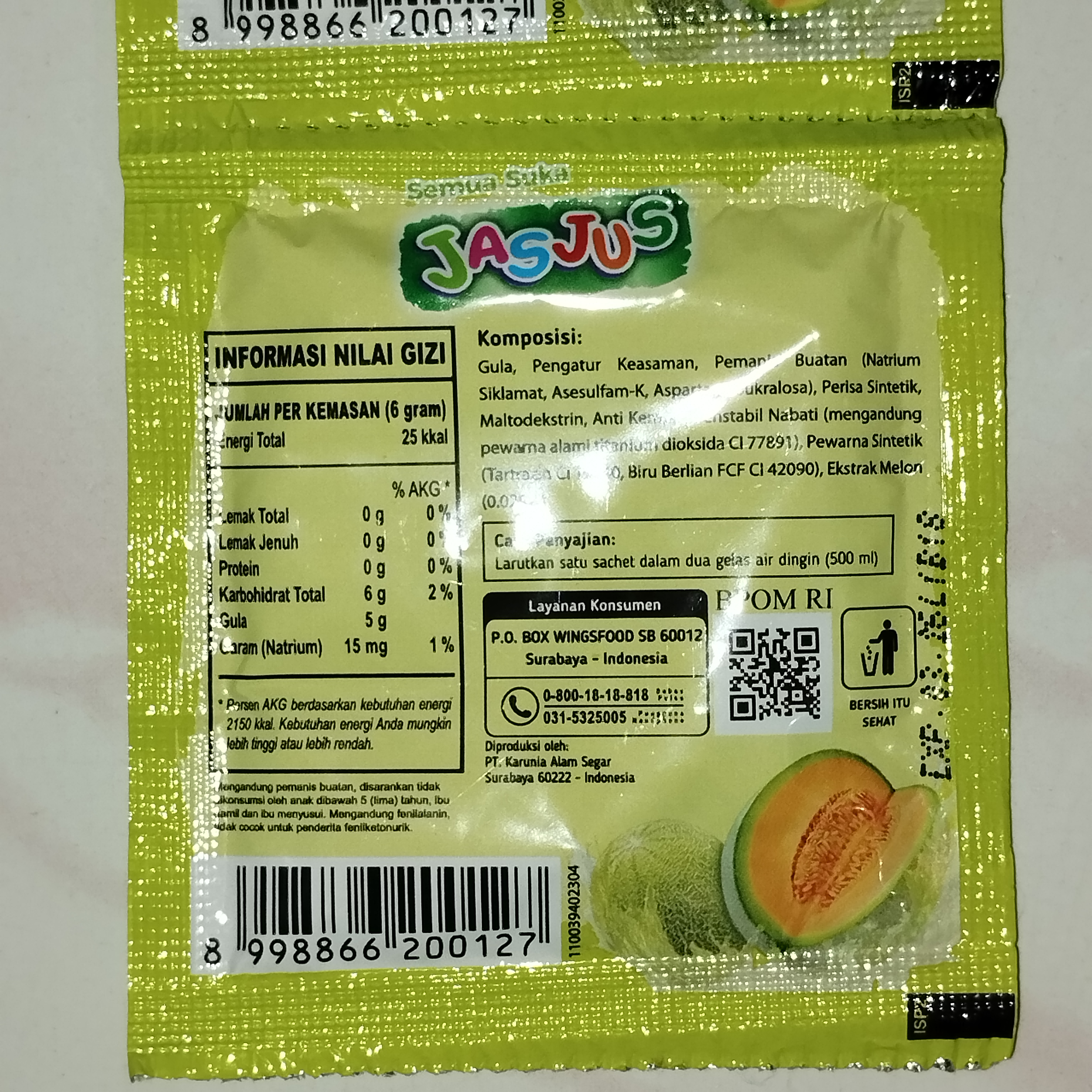 Image produk Jasjus Rasa Melon