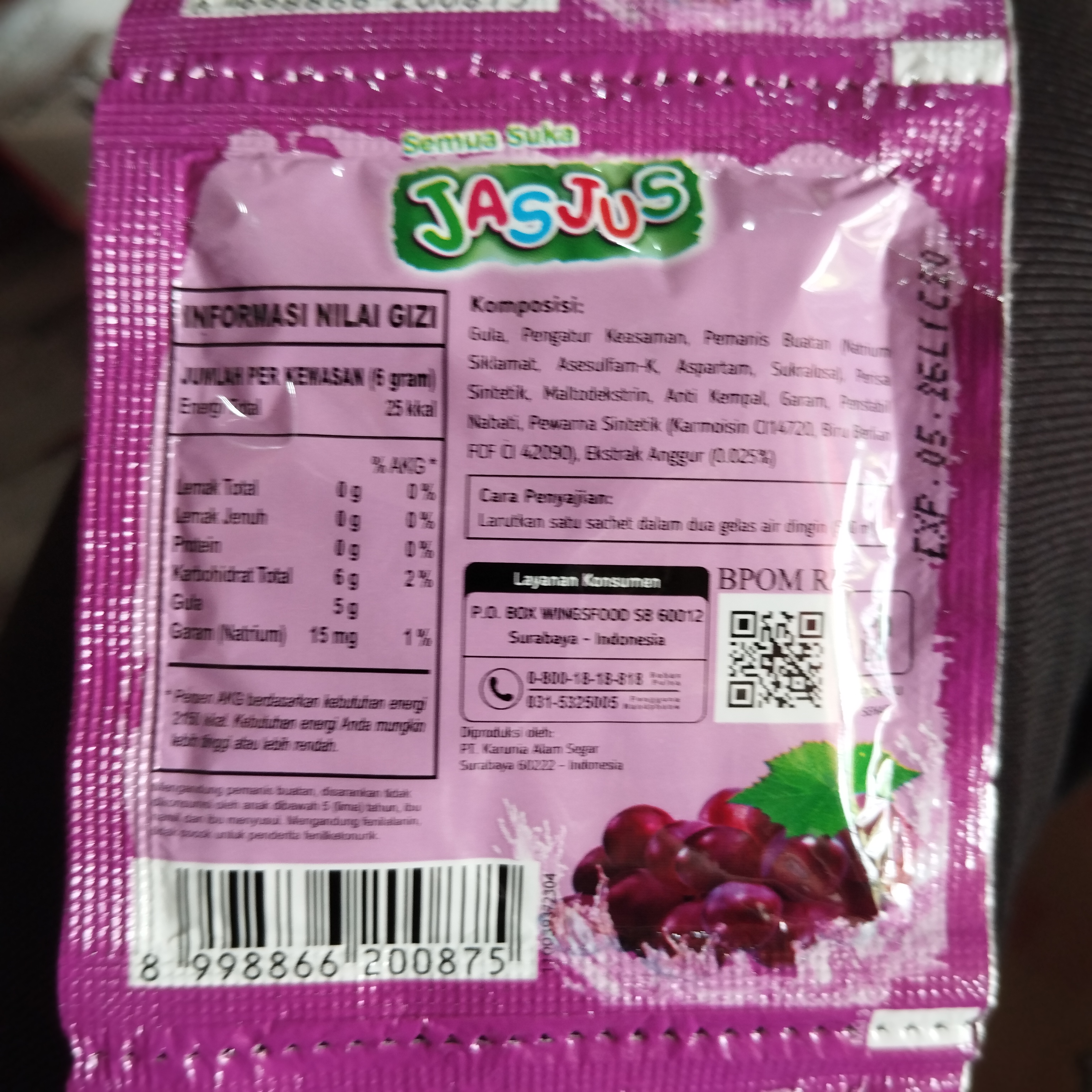 Image produk Jasjus Rasa Anggur 