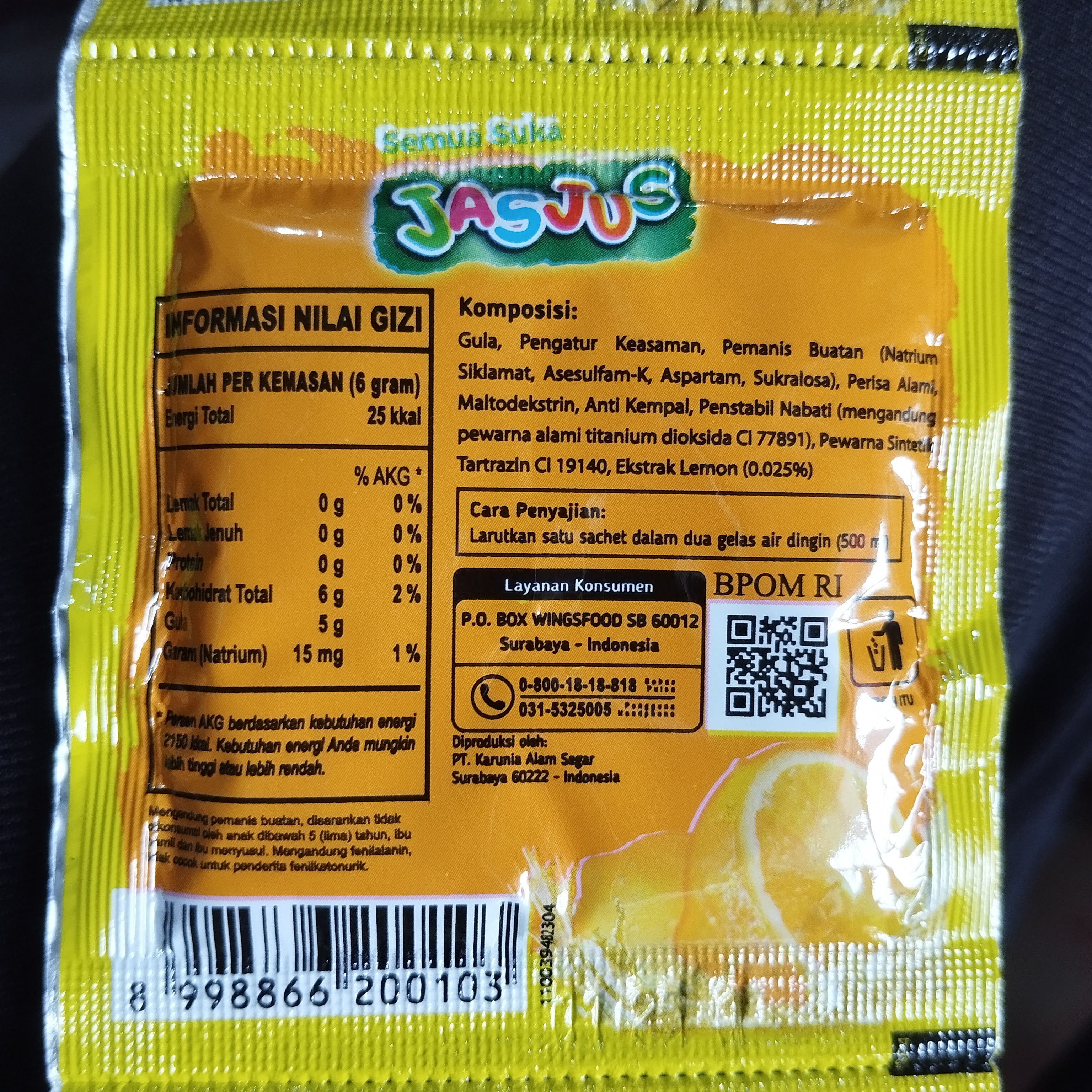 Image produk Jasjus Rasa Lemon