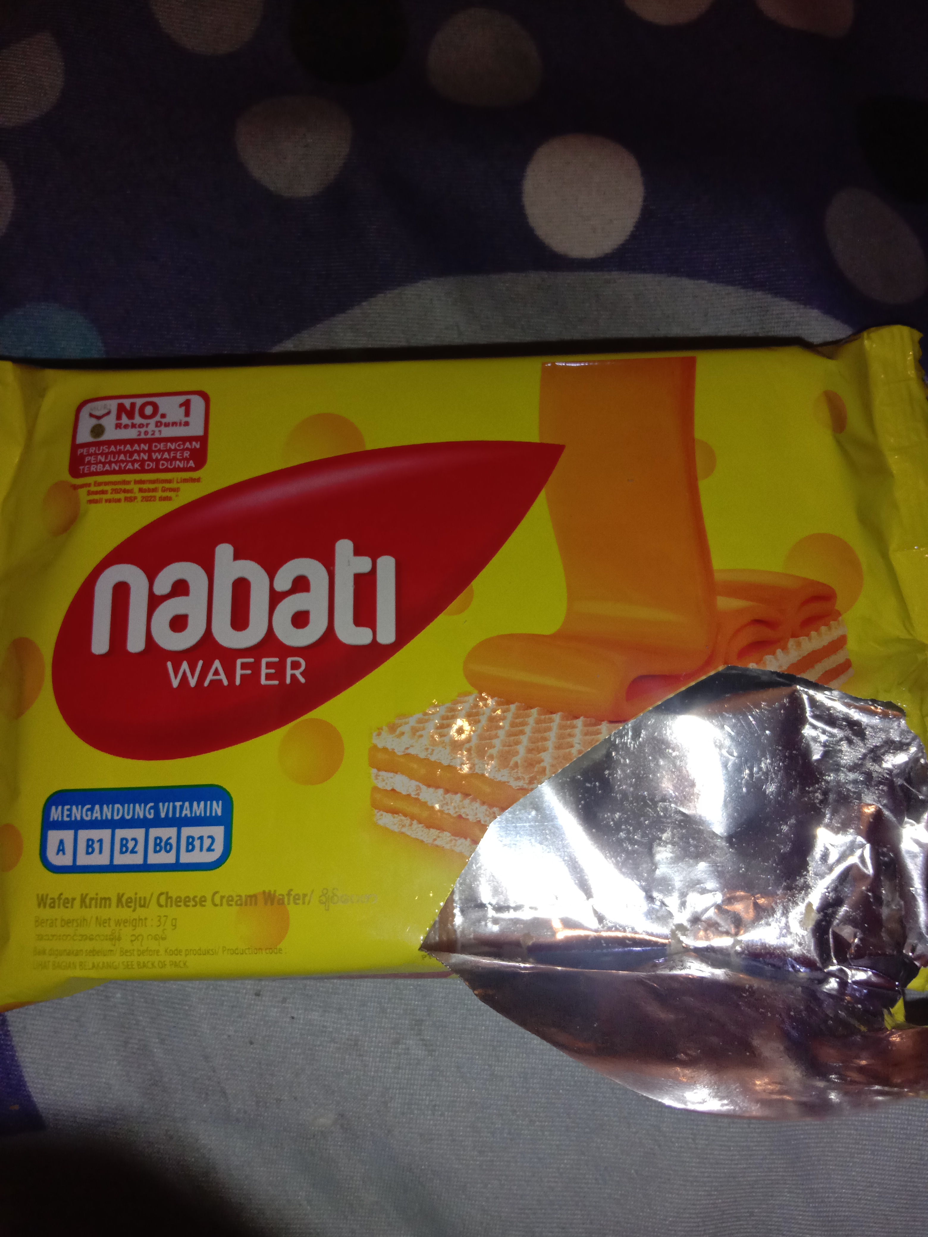 Image produk Richeese Nabati Wafer Krim Keju