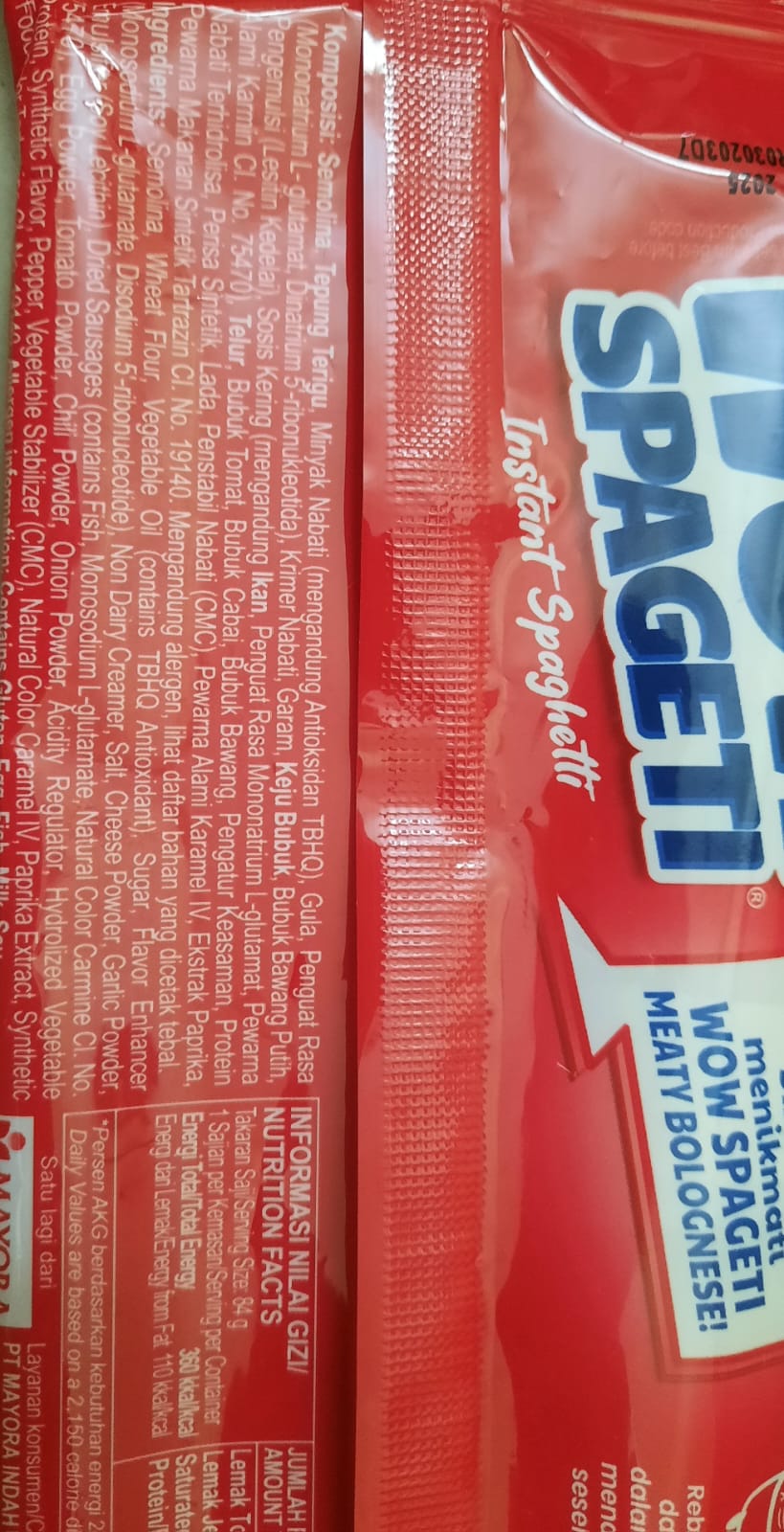Image produk Wow Spageti Meaty Bolognese 