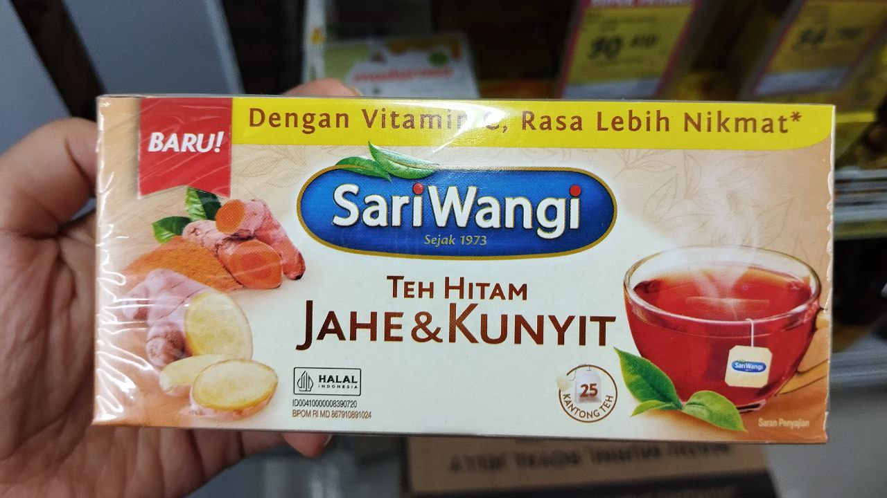 Image produk Sari Wangi Teh Hitam Jahe & Kunyit