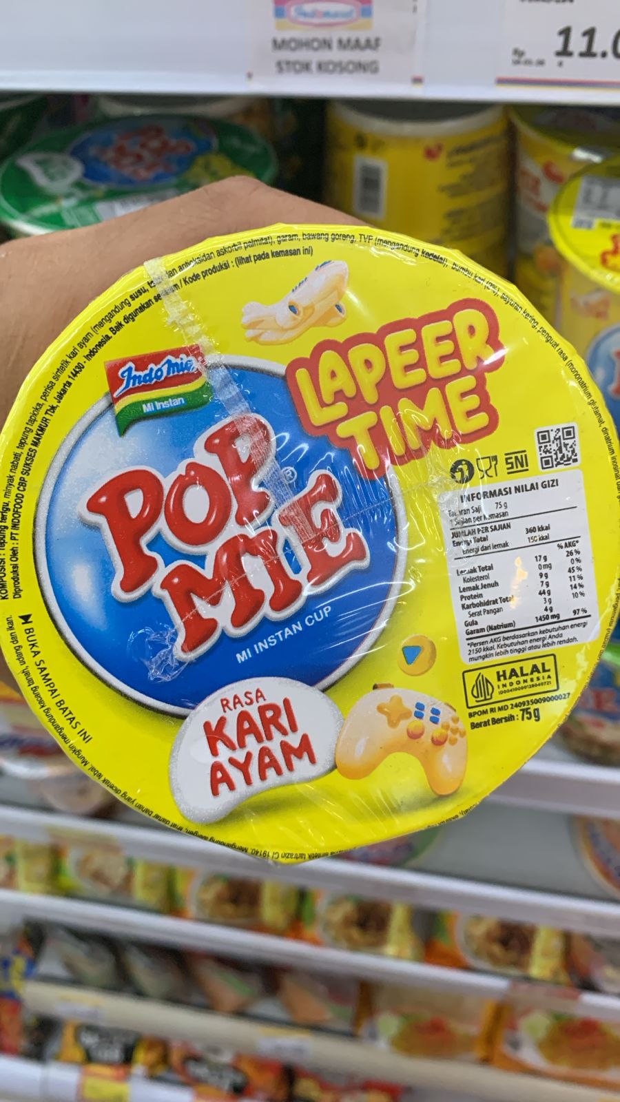 Image produk Pop mie rasa kari ayam