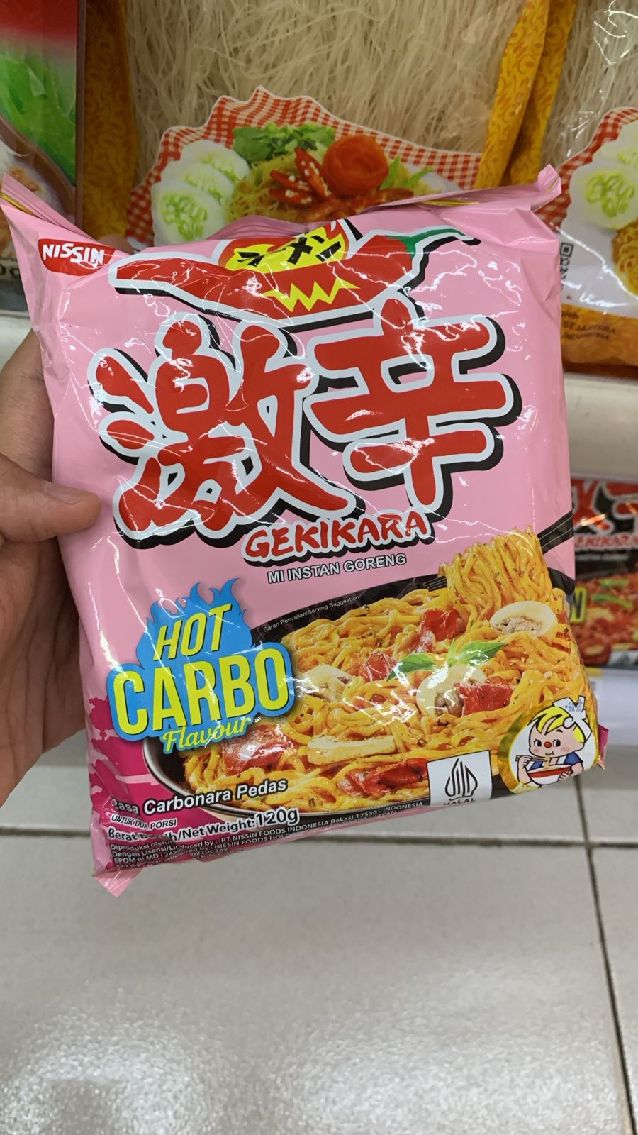 Image produk Gekikara Mie Instan Goreng Rasa Carbonara Pedas