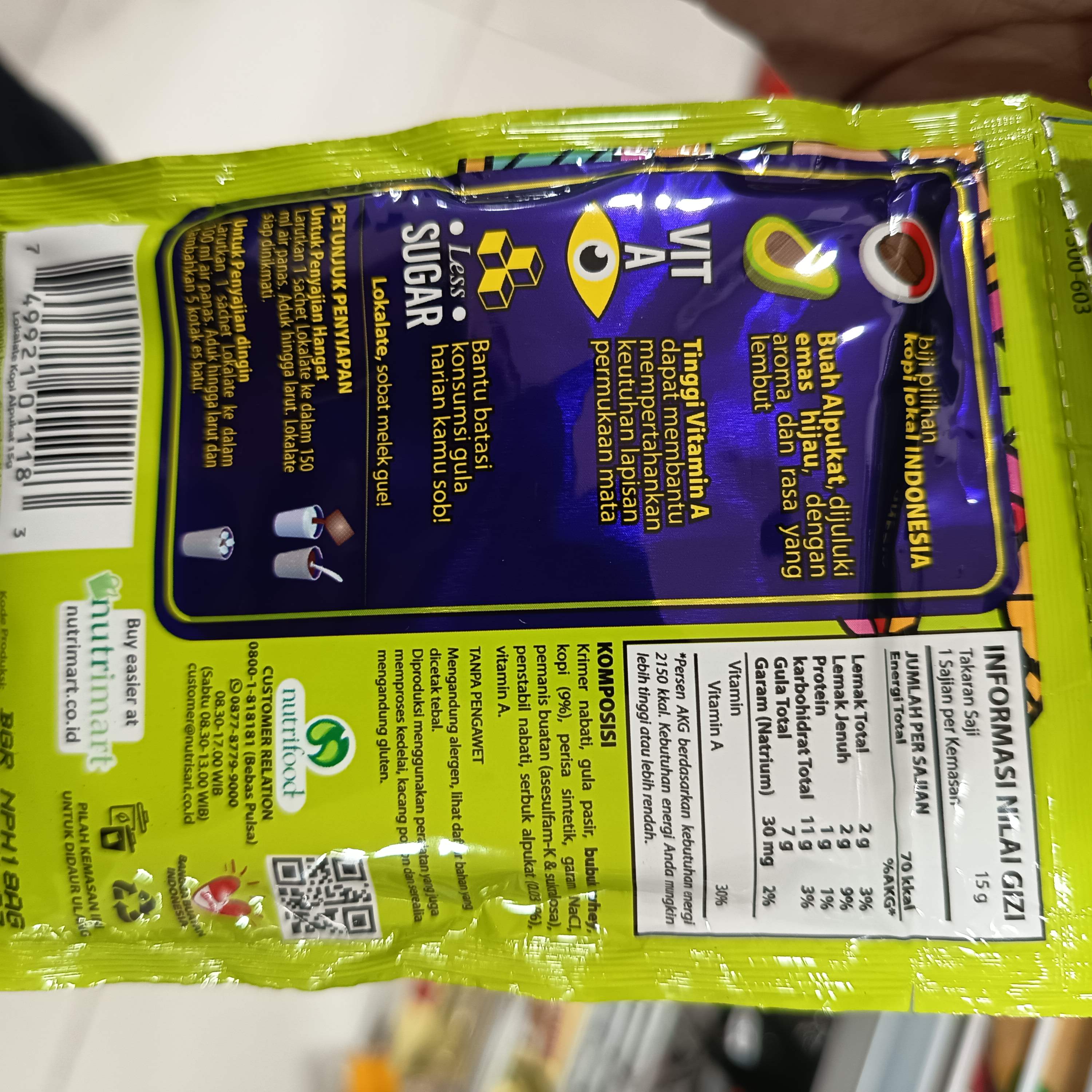 Image produk Lokalate Avocado Latte