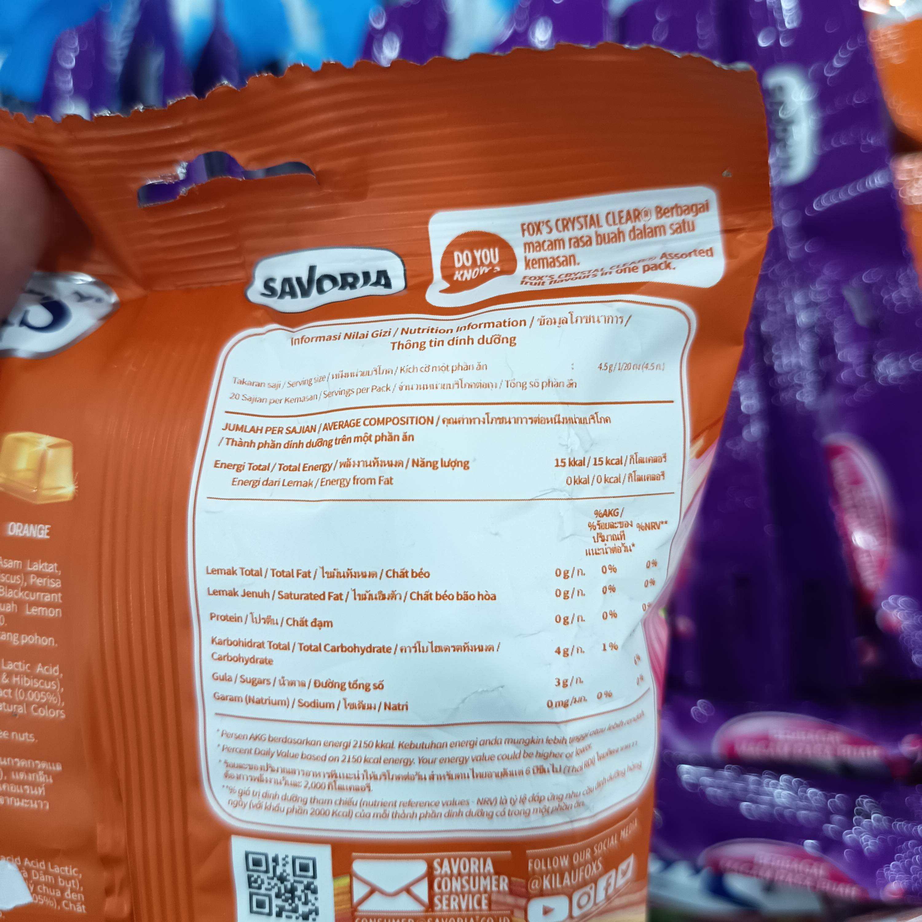 Image produk Fox's Fruits 90g