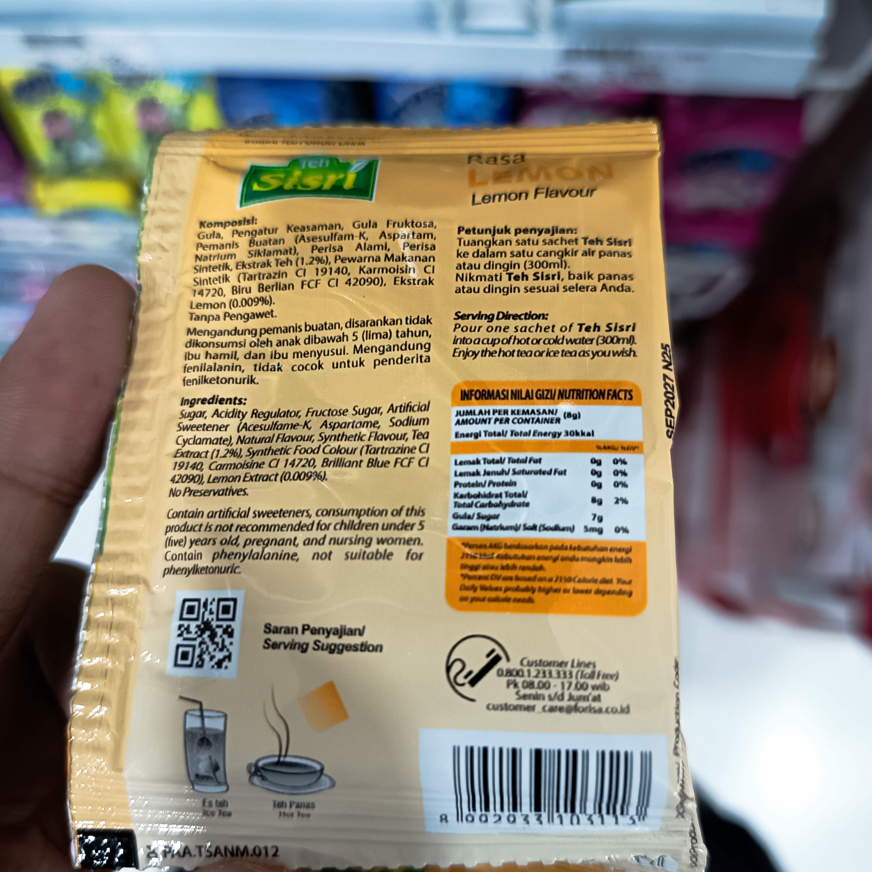 Image produk Teh Sisri Rasa Lemon