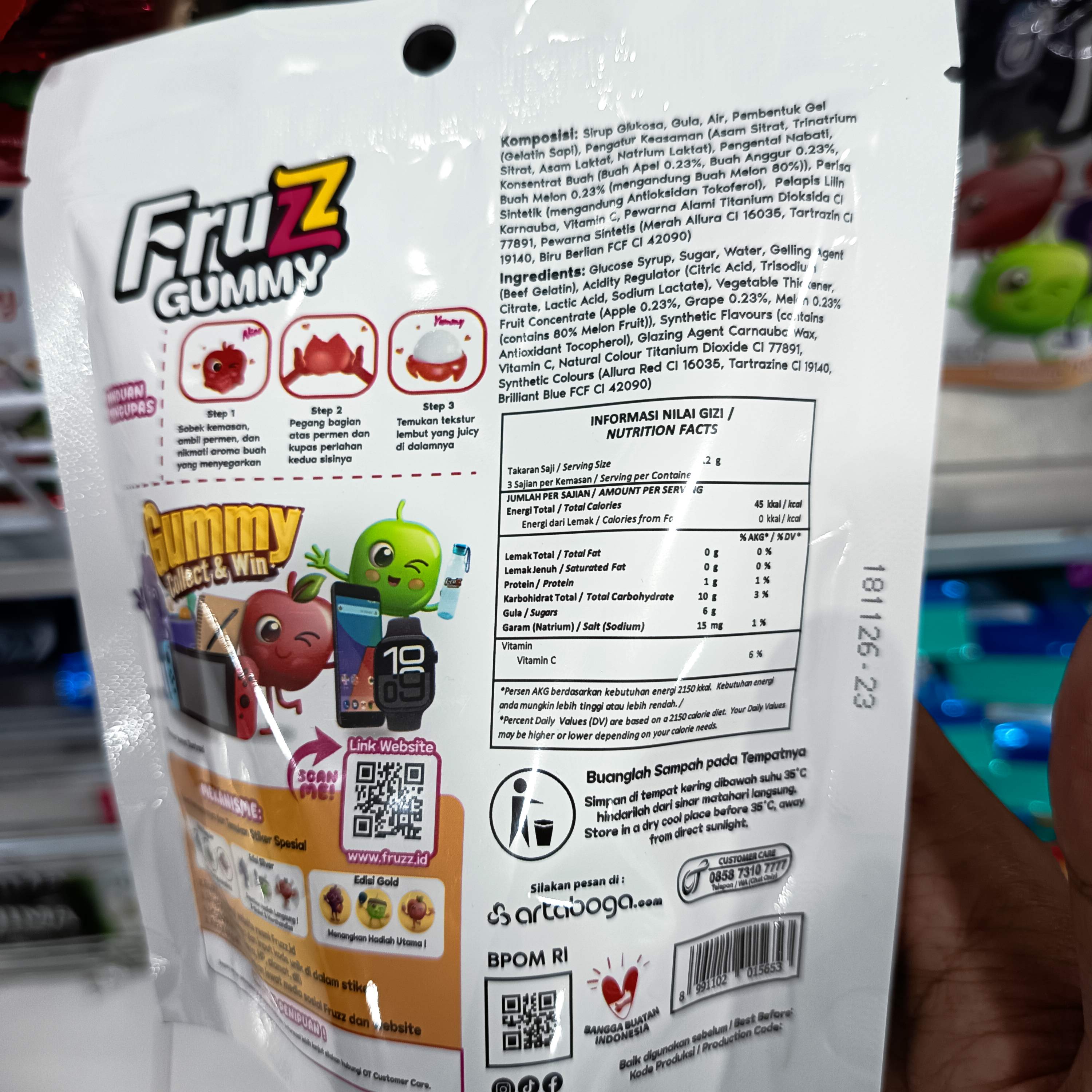 Image produk Fruzz Gummy 36g