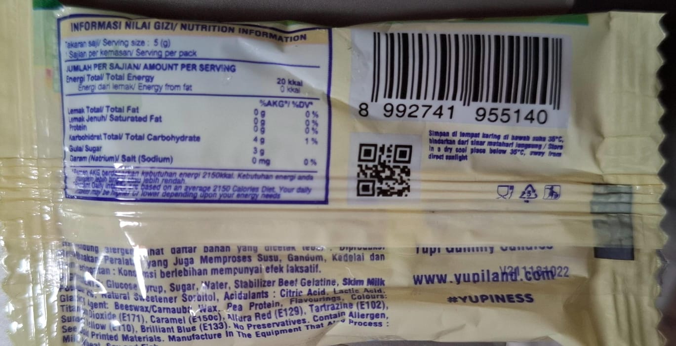 Image produk Yupi Milly Moos