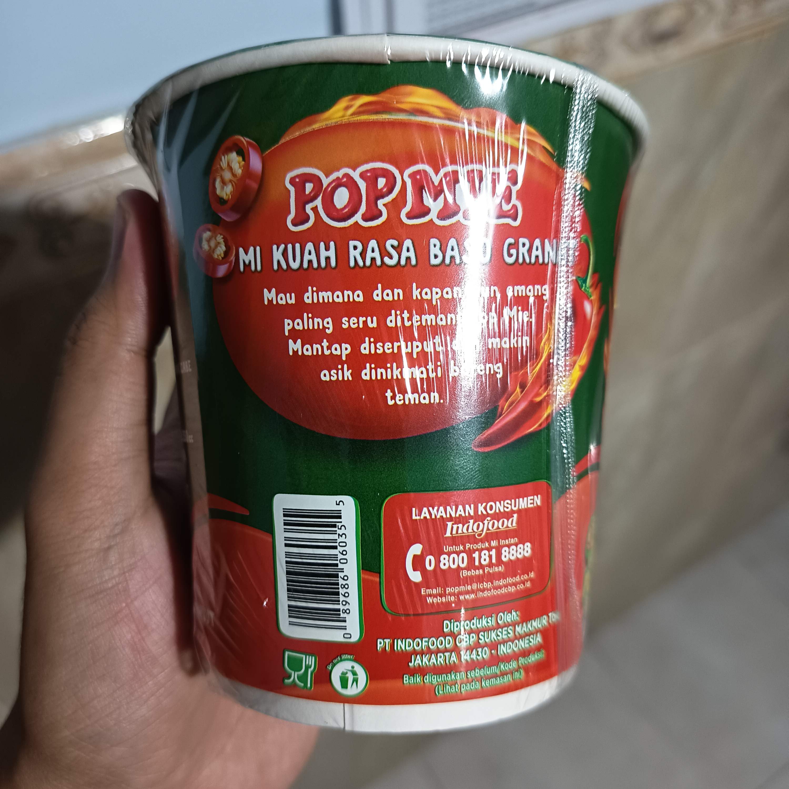 Image produk Pop Mie Mi Kuah Rasa Baso Granat 77g