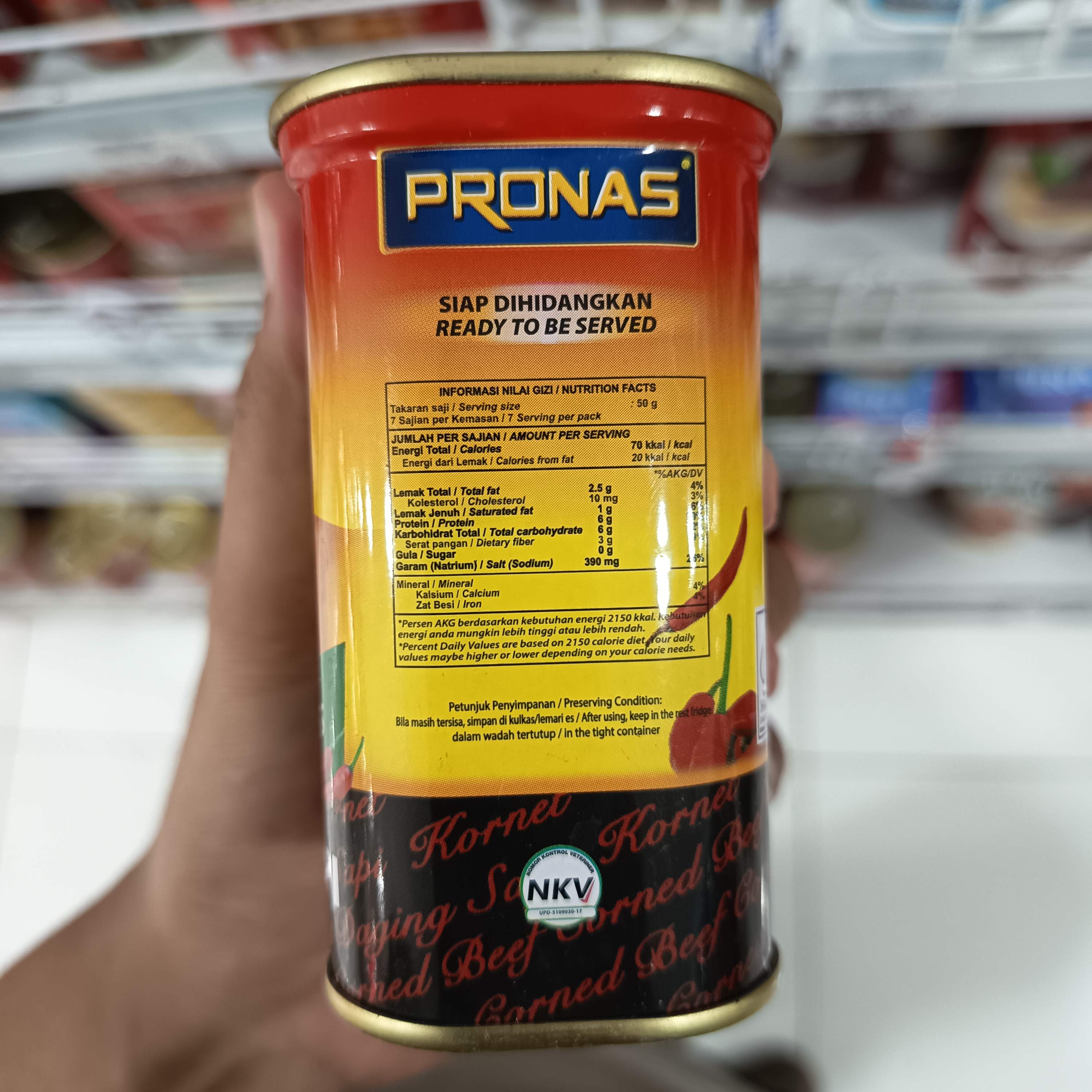 Image produk Pronas Corned Beef Rasa Pedas