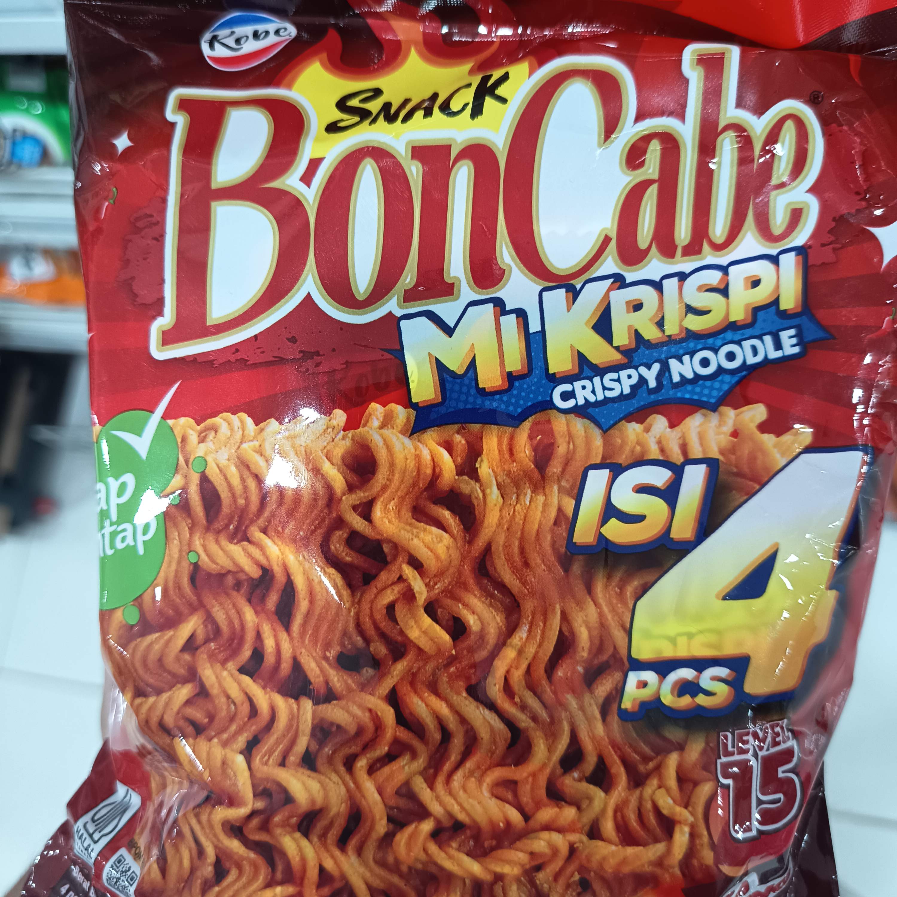 Image produk BonCabe Mi Krispi Isi 4 pcs Level 15