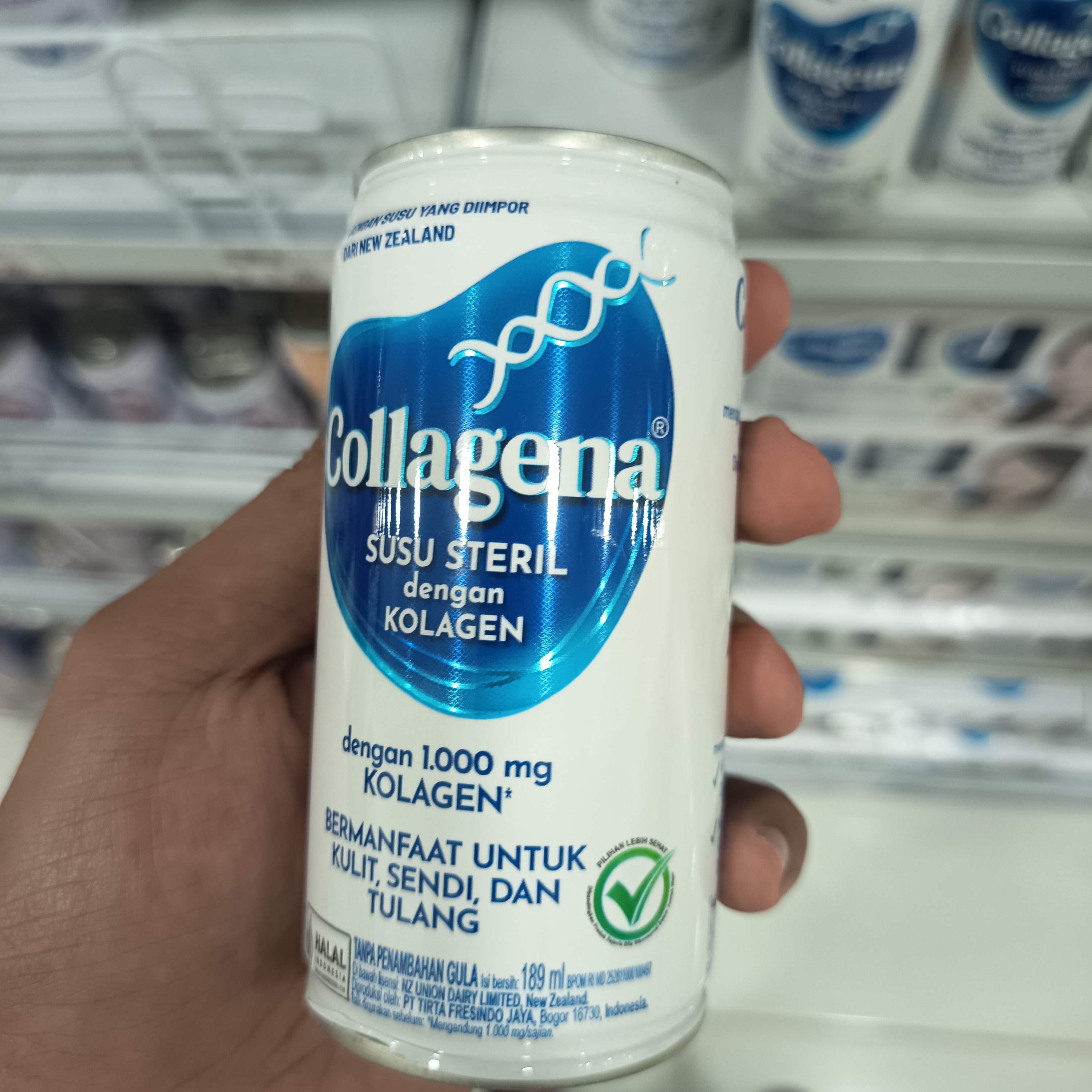 Image produk Collagena Susu Steril dengan Kolagen 189 mL