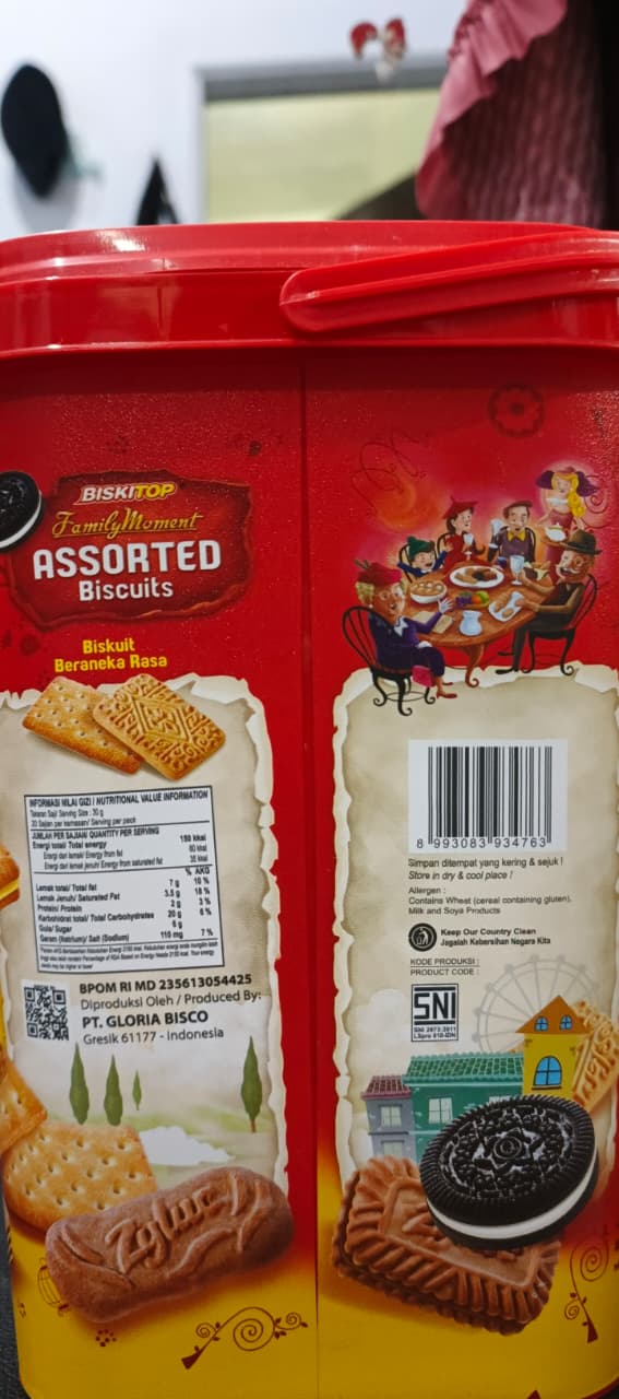 Image produk Biskitop Assorted Biscuits Individual Pack 600g