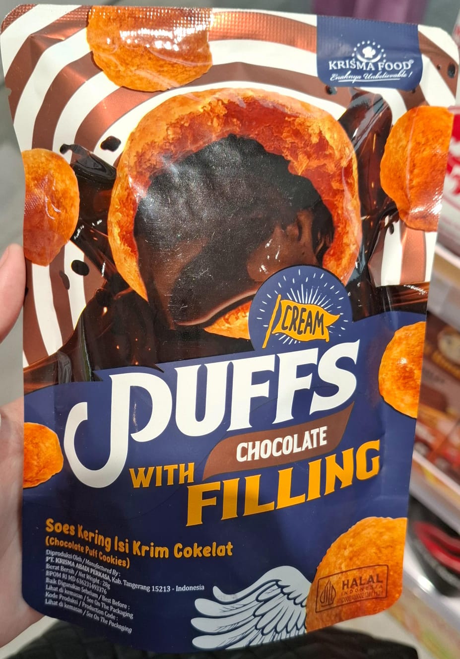Image produk Krisma Food Puffs Chocolate with Filling